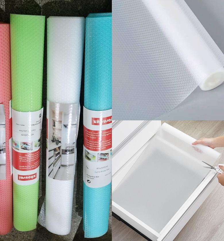 Waterproof Non-Slip Kitchen Drawer & Shelf Liner Roll (45cm x 150cm) – Protective EVA Cabinet Mat for Kitchen & Fridge Organization Kenya image