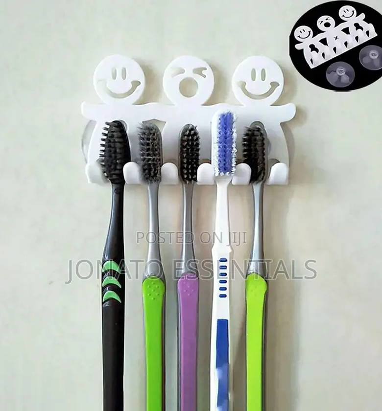 5 Toothbrushes Holder Rack image