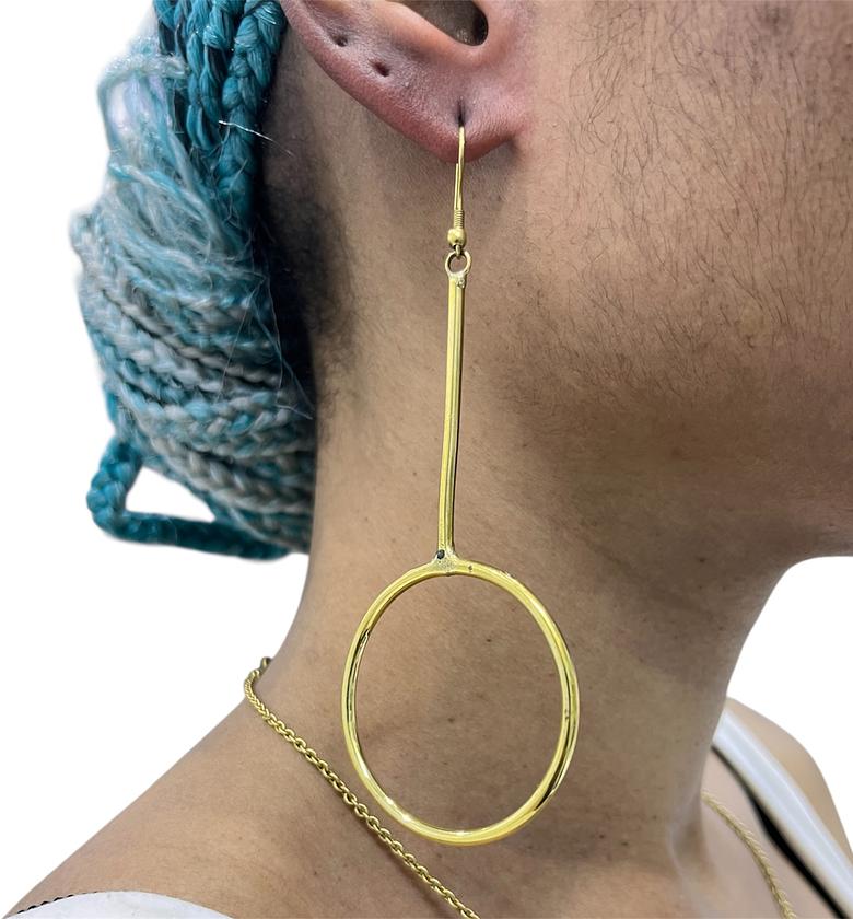 Ayo Brass Earrings  image