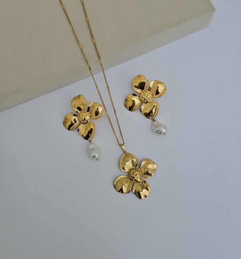 Mariana flower pearl set image