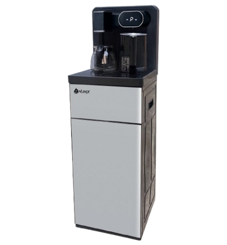  Nunix A1C Bottom Load Hot and Cold Water Dispenser also features a coffee maker image