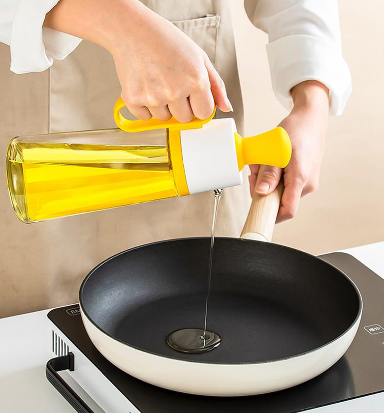 Transparent Glass Multifunctional Oil Dispenser image