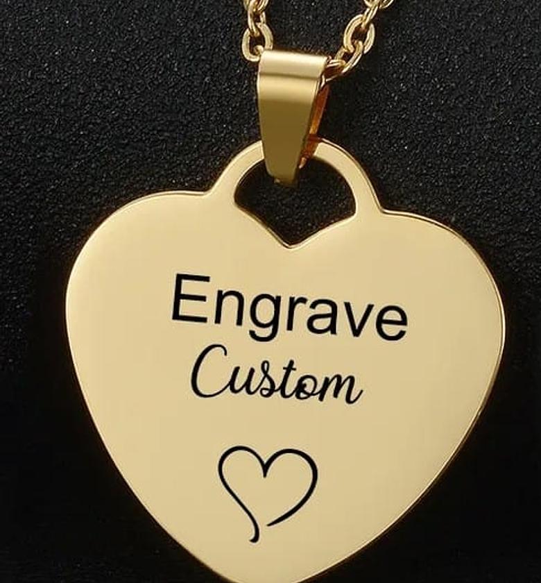 Customized Heart Pendant Necklace  image