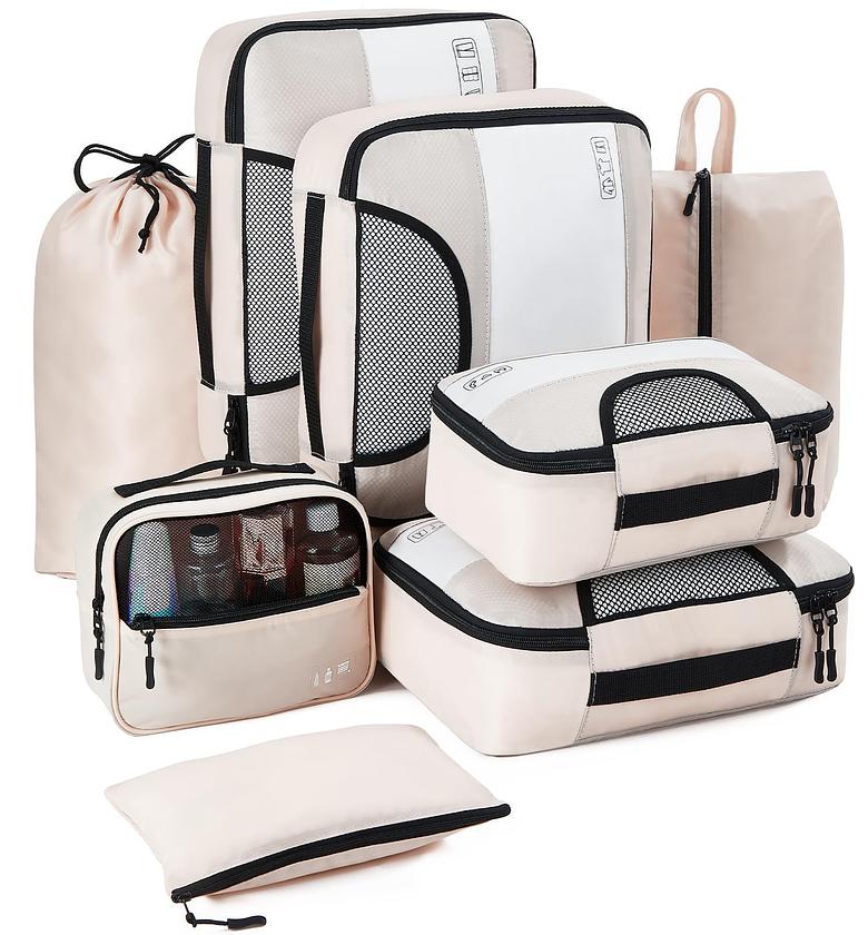 8-Piece Premium Oxford Travel Compression & Organization Set image