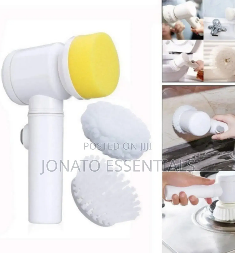 Electric Spin Scrubber With 3 Replaceable Heads image