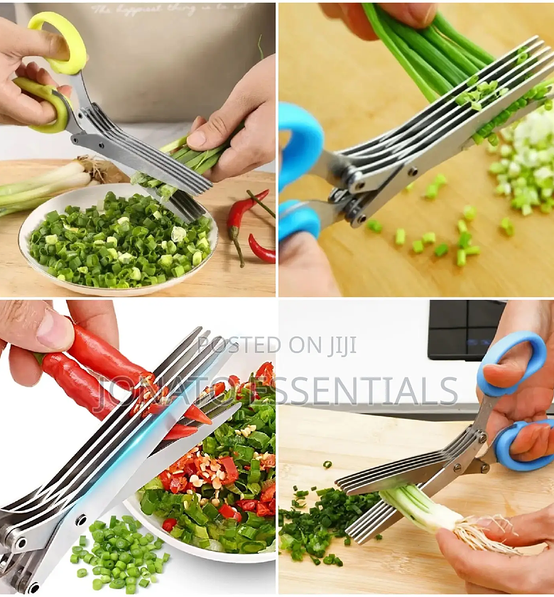 5 Blade Kitchen Herb Scissors image