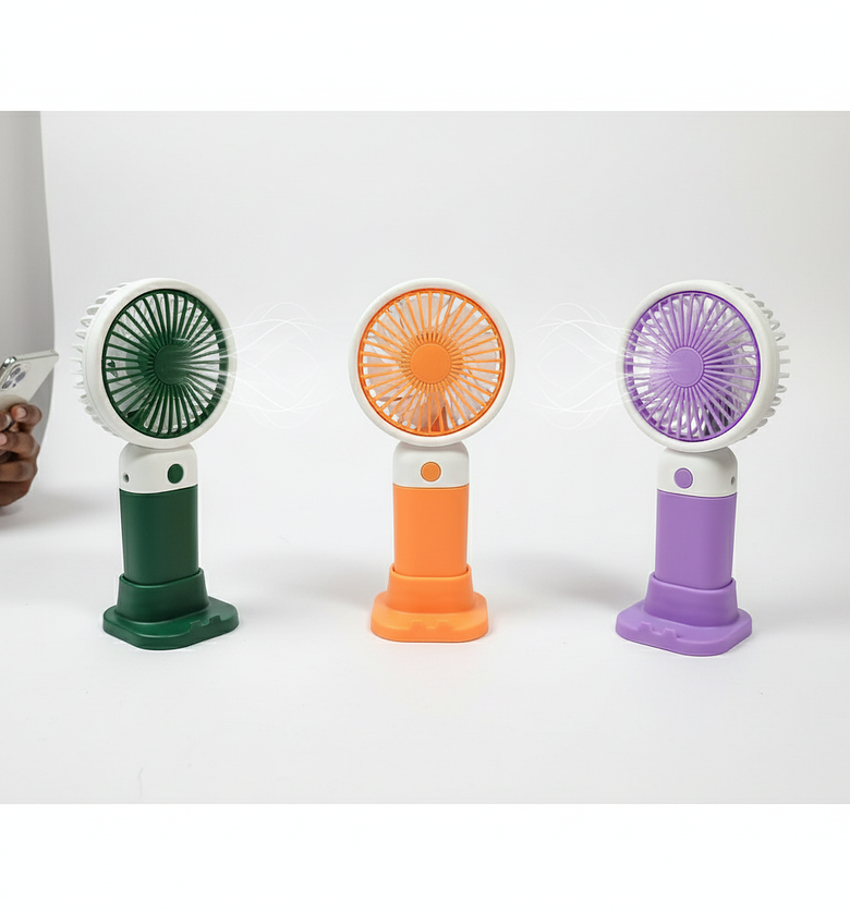 Portable Mini Usb Rechargeable Handheld Fan for Desk, Office, Travel image