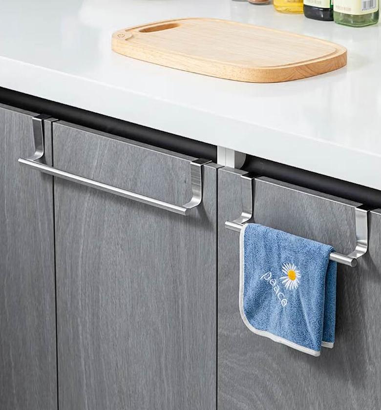 Stainless Steel Cabinet Door Towel Bar image