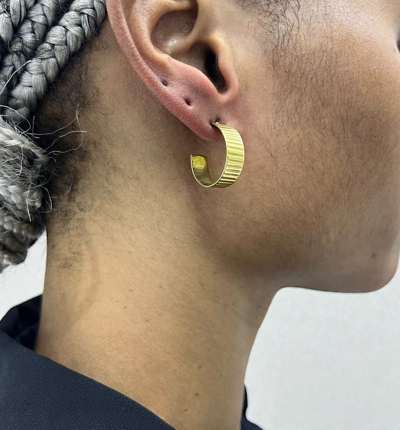 Cuff Brass Earrings image