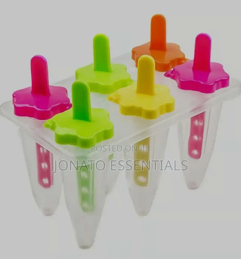 6pc Ice Cream Popsicle Mold Or Maker image