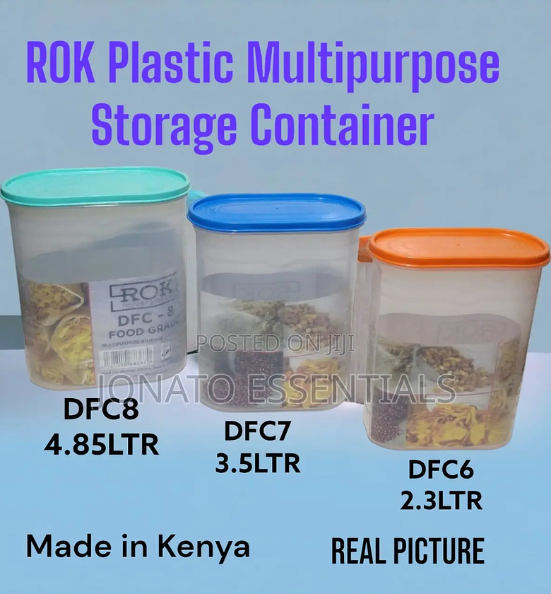 2L Rok Plastic Multipurpose Storage Container image