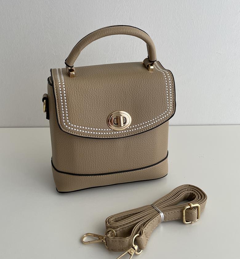Cacia Bucket Bag - Beige image