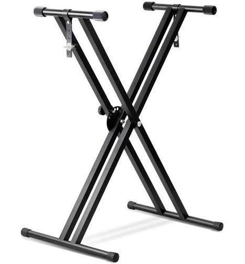 Piano/Keyboard Stand With Locking Stands Double X Shape image