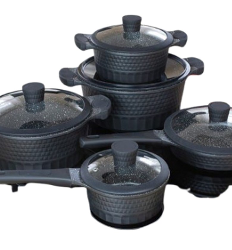 Edenberg EB-9186,  10-piece professional-grade cookware set. image