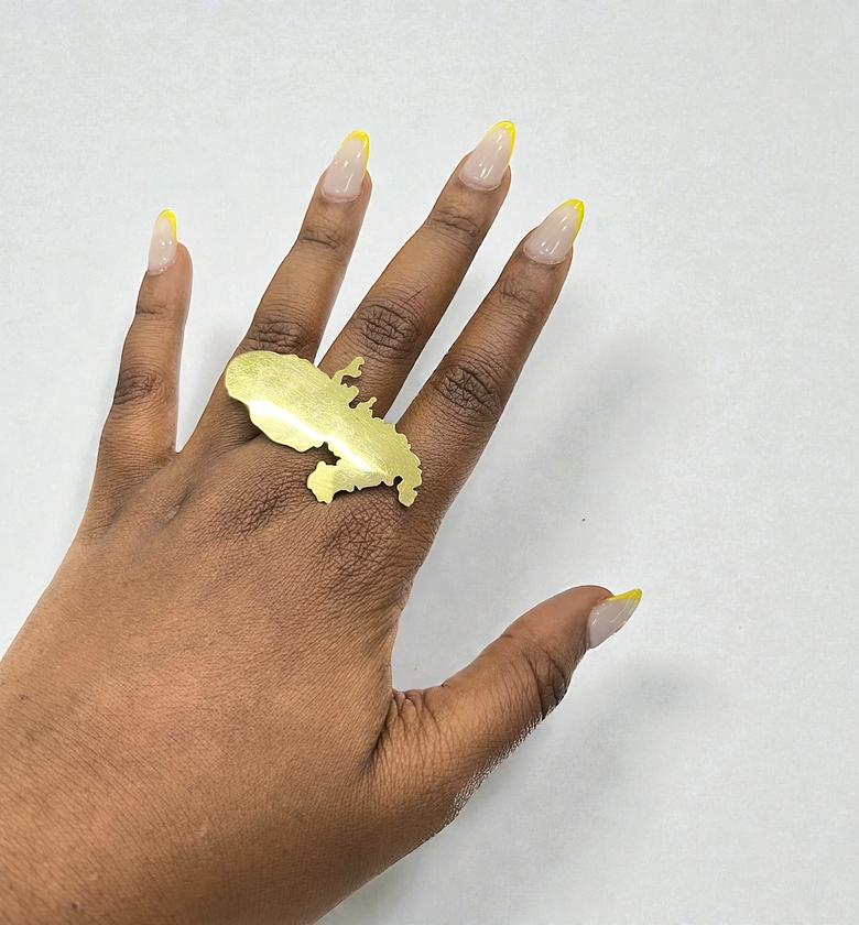 Ireland Brass Ring Adjustable  image