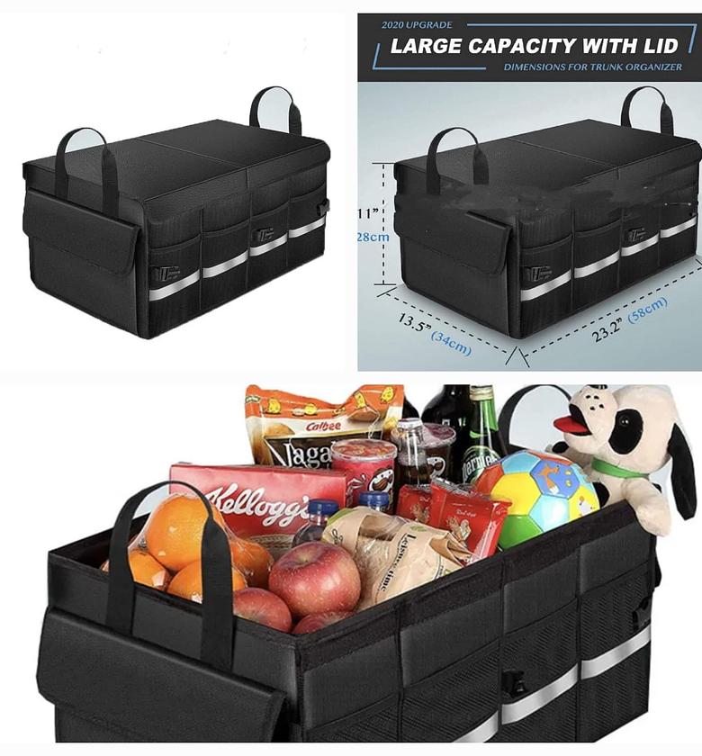 Heavy Duty Large Capacity Car Boot Organizer Car Trunk Organizer Car Boot Storage image