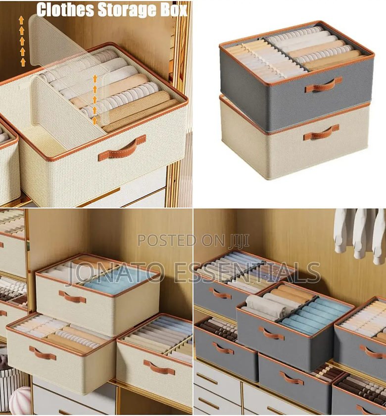 Wooven Clothes Storage Organizer image
