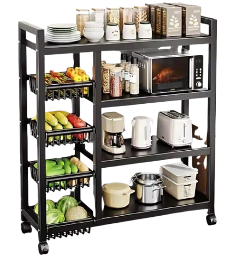 Multifunctional Strong Metallic Kitchen Rack image