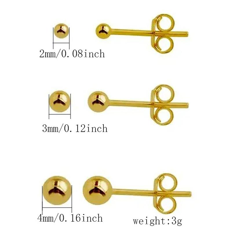 Bar Stud Earrings image