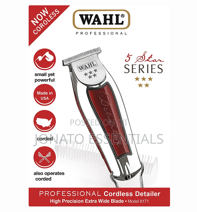 Wahl Professional Cordless Detailer Hair Trimmer image