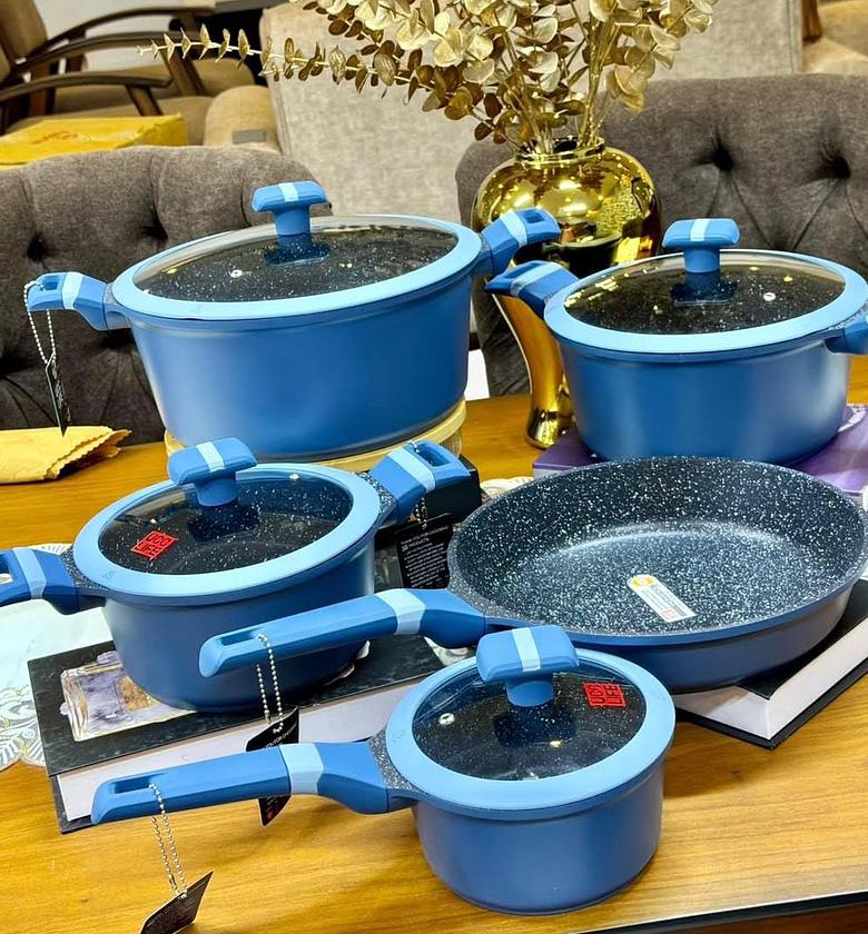 9pcs Ucc life granite cookware image