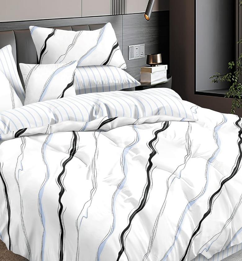 Double-Sided Cotton Duvet Cover Set – 6×6 (6-Piece Set) image