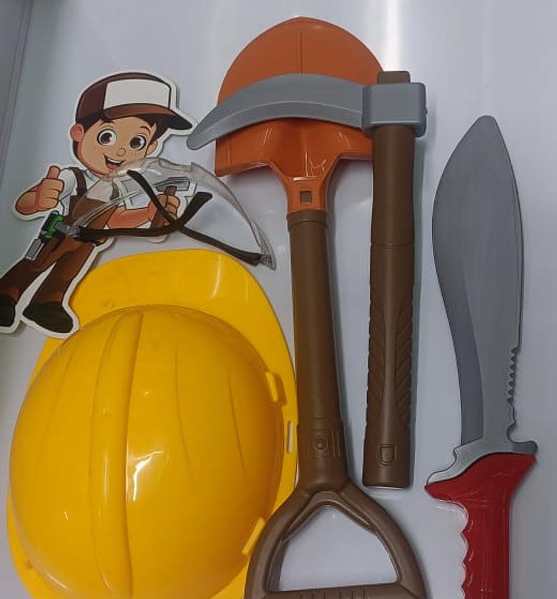 Construction Engineer Toy Set, Children's Pretend-Play Builder Set image