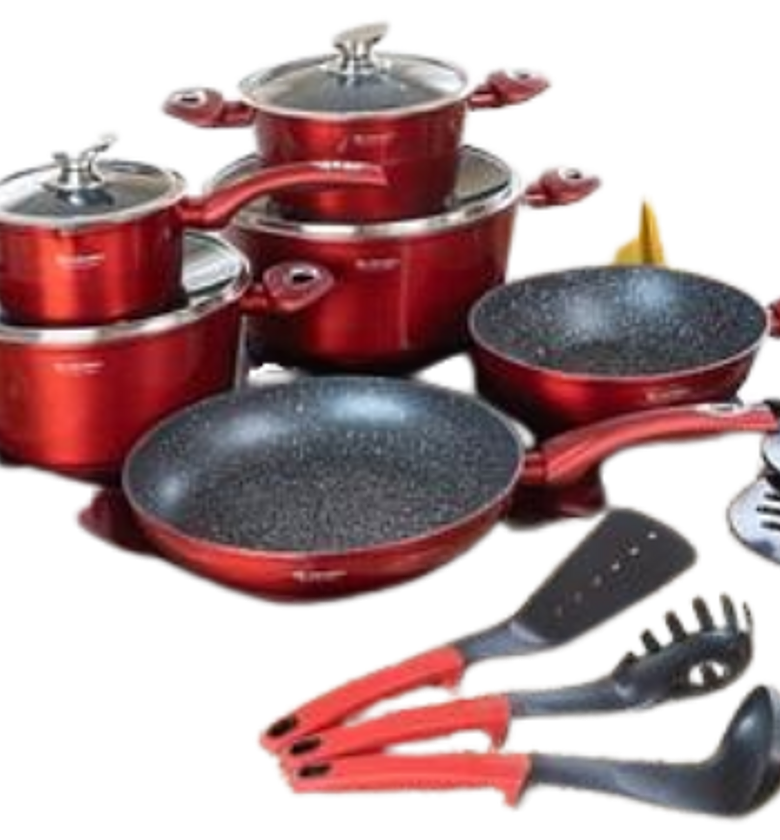 Edenberg EB-5620 15-piece premium granite-coated cookware set designed for durable, non-stick cooking. image