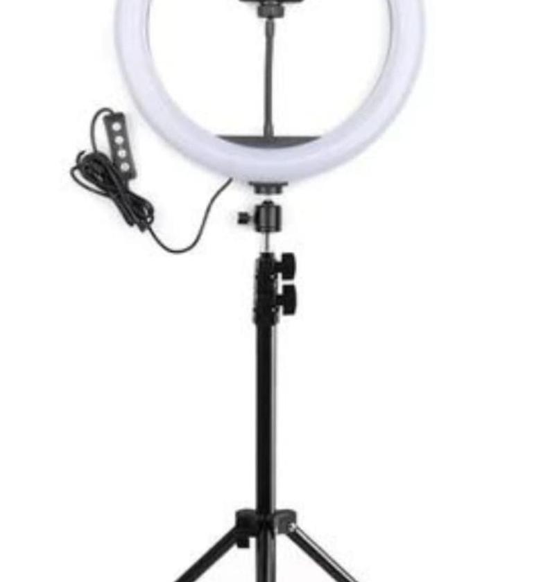 LED Ring Light Tripod stand and phone holder image