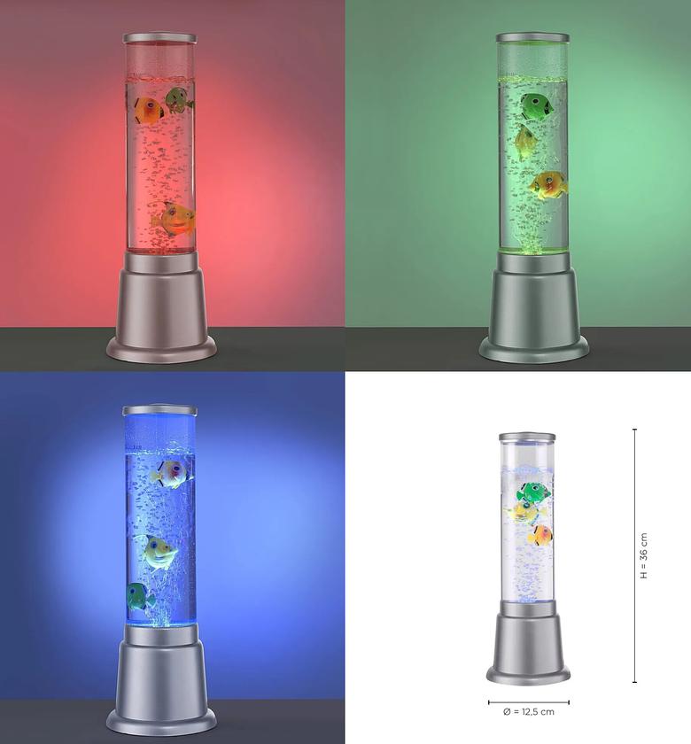 Kids Bubble Fish Lamp 38cm Color Changing Night Light image