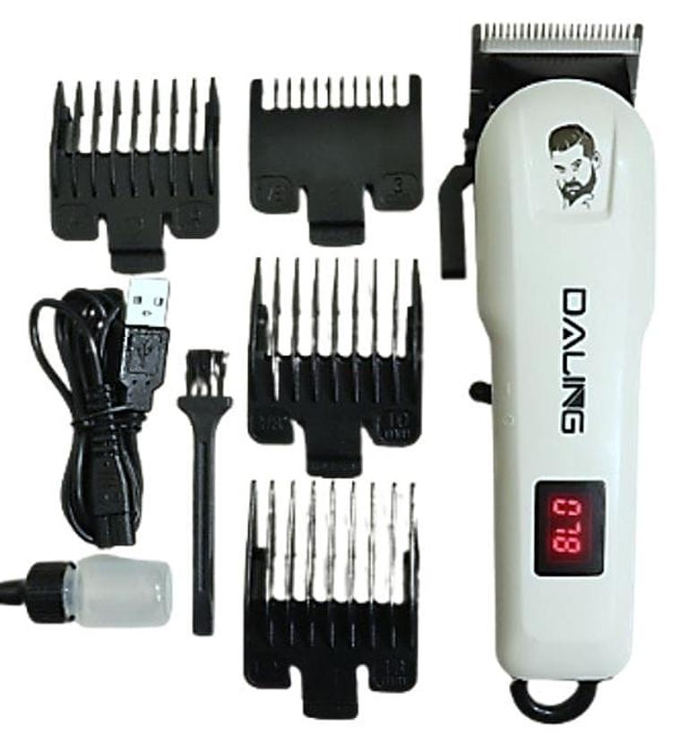 Electric Shaver. Kemei Cordless Rechargeable Electric Adjustable Hair Clipper image