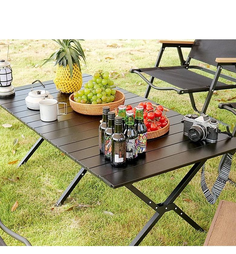 Portable Folding Camping Table 150cm  "Egg Roll Table" image