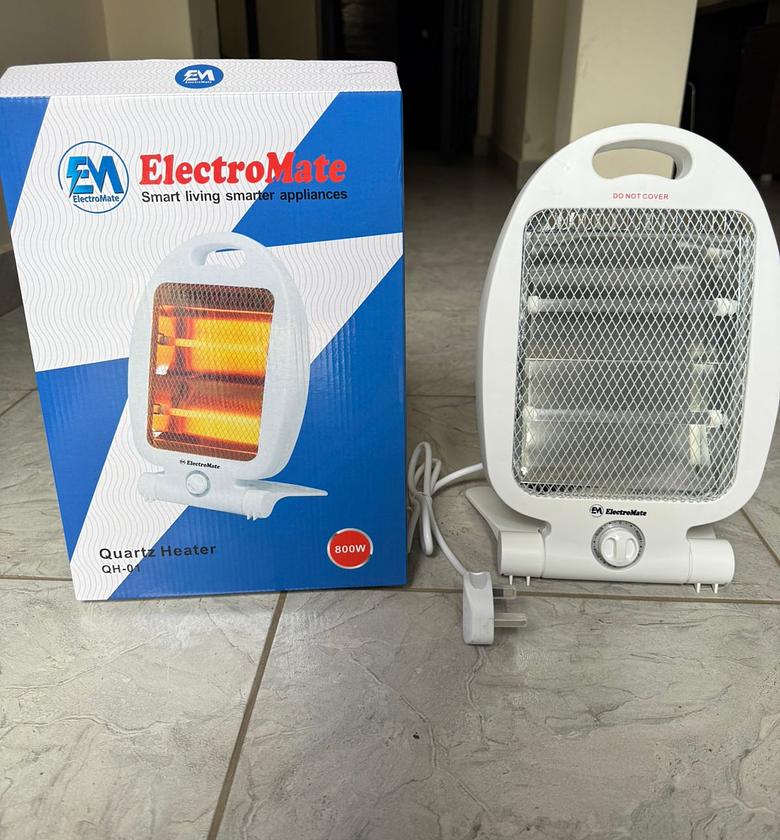 ElectroMate Portable Quartz Room Heater, Compact 800 W Radiant Tower image