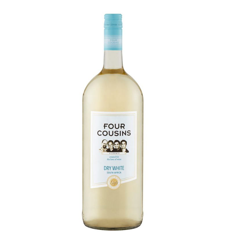 Four cousins dry white  image