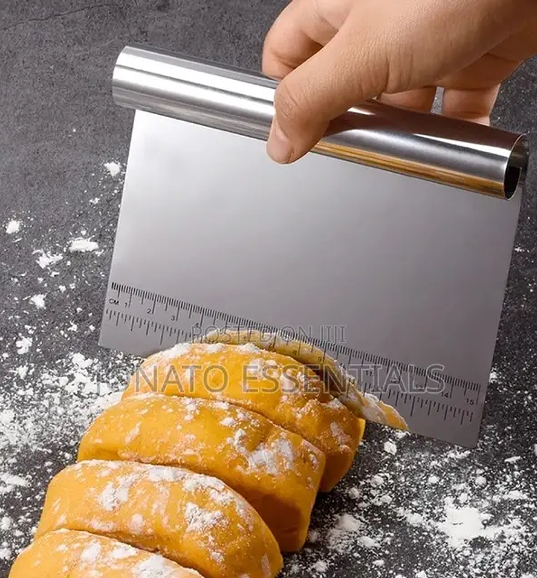 Cake Scrapper, Pro Dough Pastry Scrapper/Cutter/Chopper image