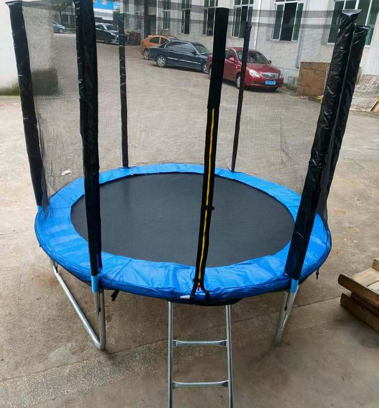 6ft Trampoline. Designed for children, typically between 2yrs To 15yrs   for both indoor and outdoor use Very Strong image