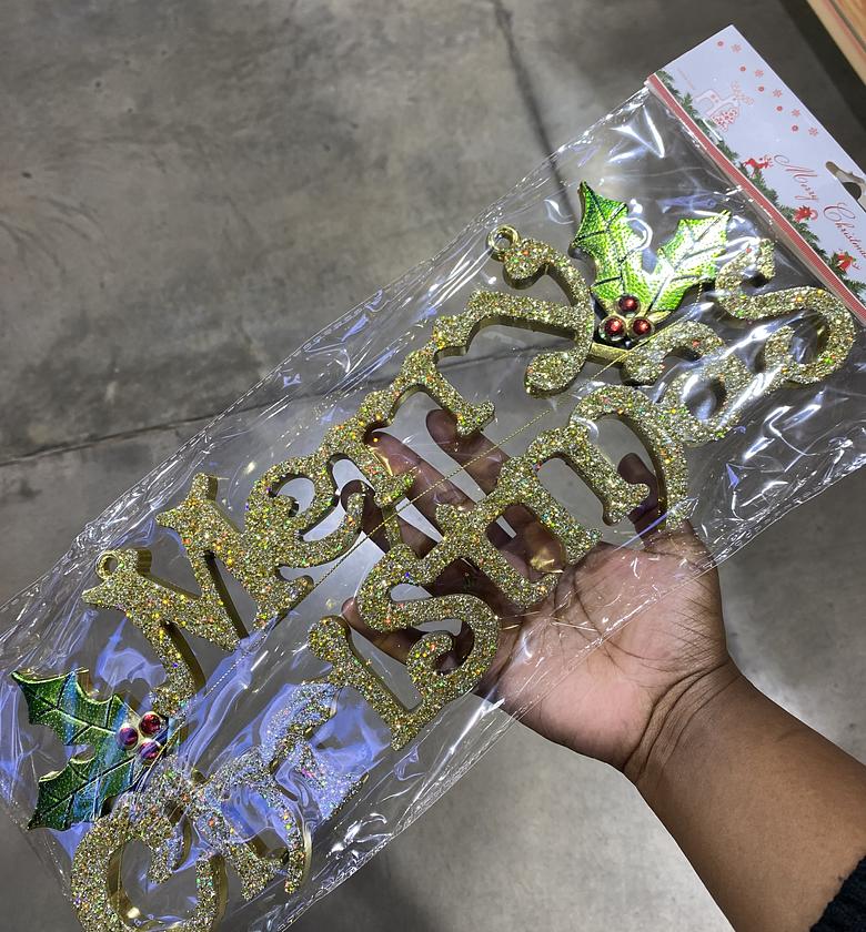 Merry Christmas poster decor  image