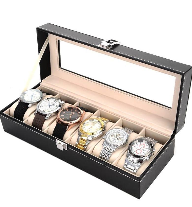 6 Slots Watch Organizer/Storage Box image