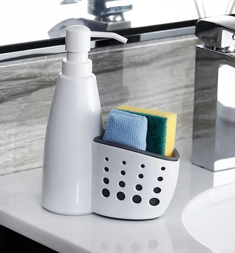 2-in-1 Soap Dispenser & Storage Box image