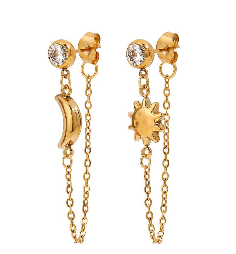 Celestial Drop Earrings image