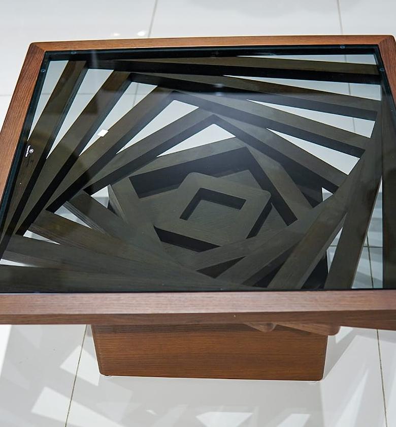 Wooden coffee table image