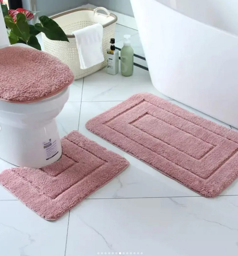3pcs Bathroom mats image