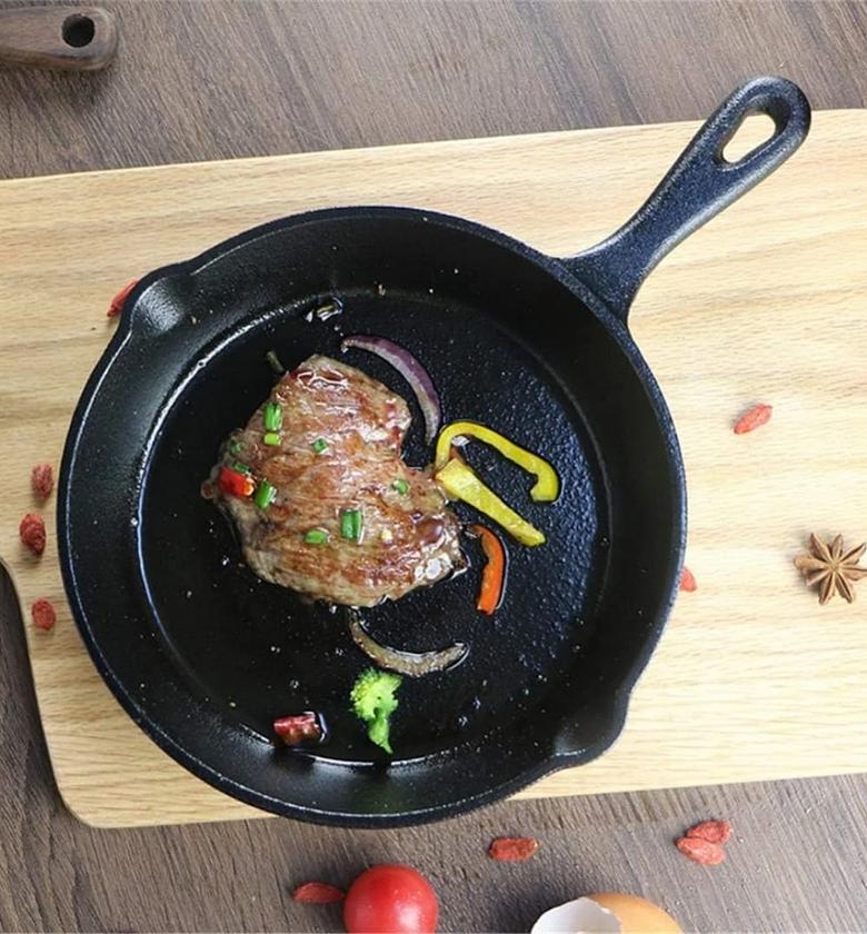 Extra Large 30cm Cast Iron Skillet Fry Pan  image