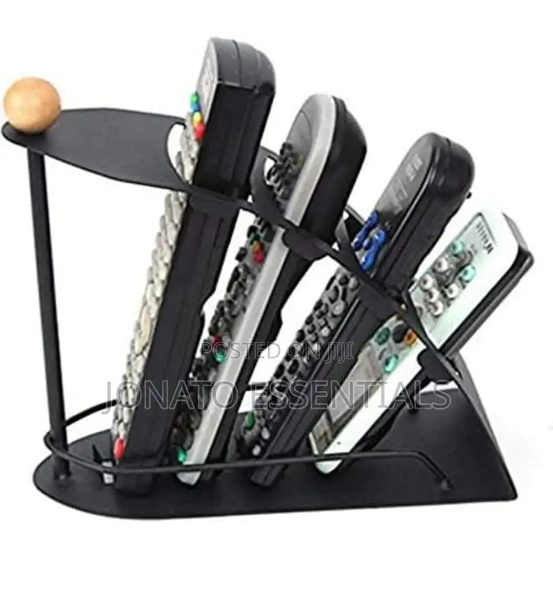 Metallic Tv Remote Control Holder and Rack image