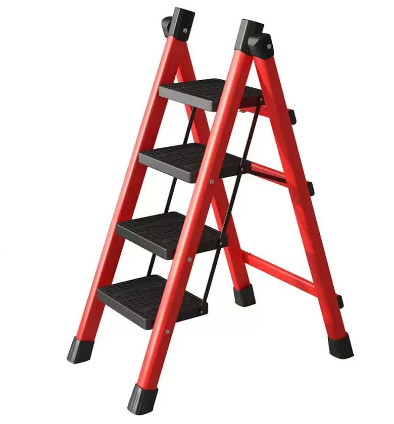 Heavy-Duty 4-Step Foldable Ladder  image