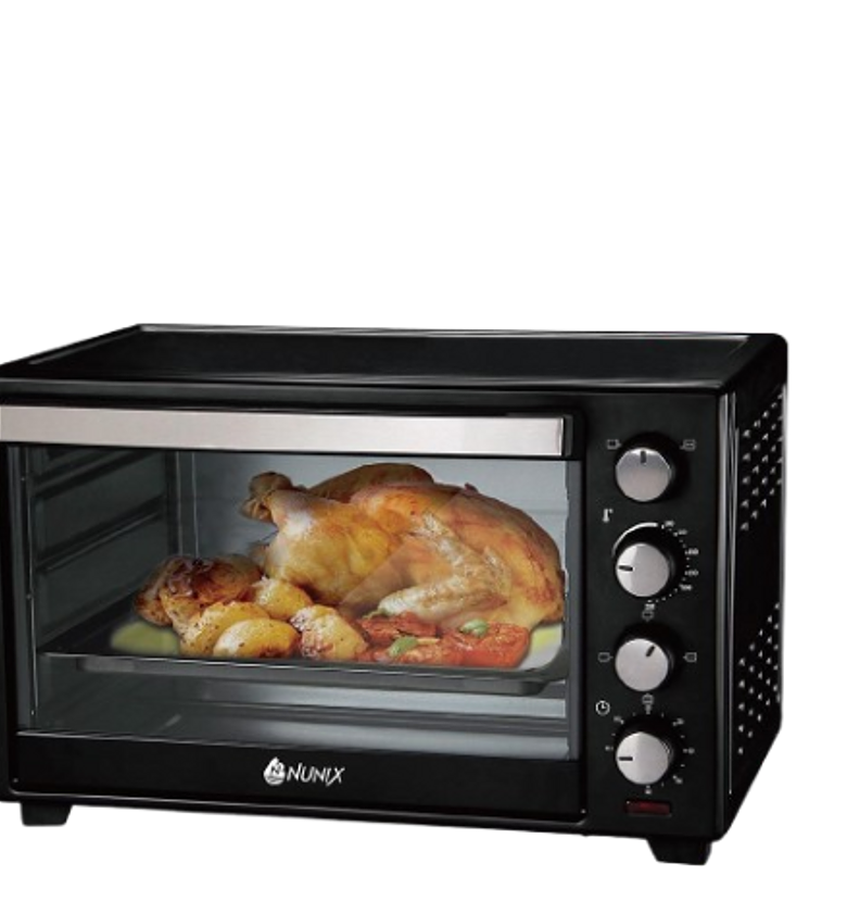Oven. Nunix 40L Electric Rotisserie Oven For Baking And Grilling image