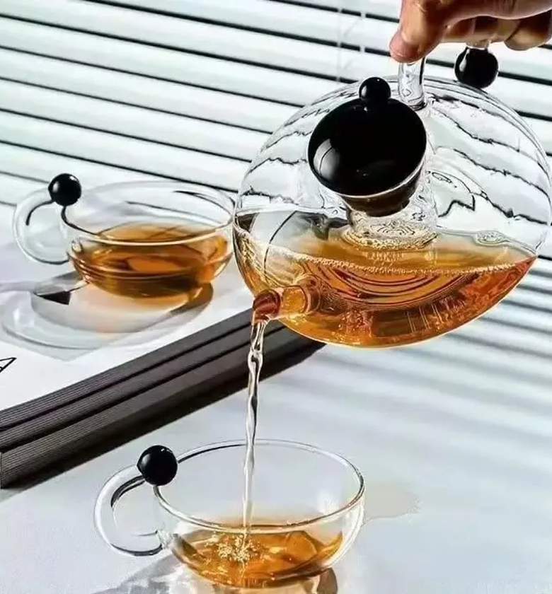 5pcs heat resistant tea set image