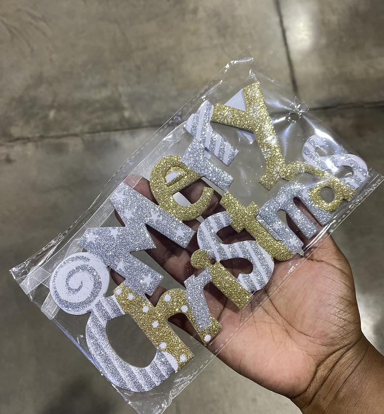 Merry Christmas poster decor  image