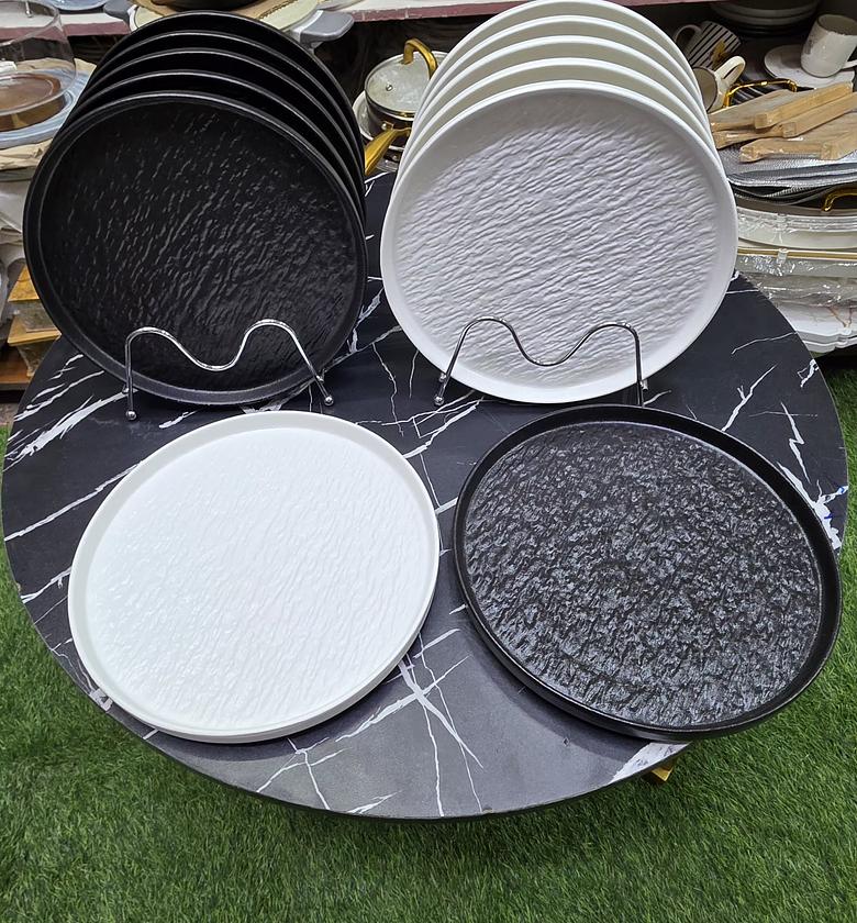 10.5'inch  Stone Glazed Ceramic Dinner plate (A set of 6PCS) image