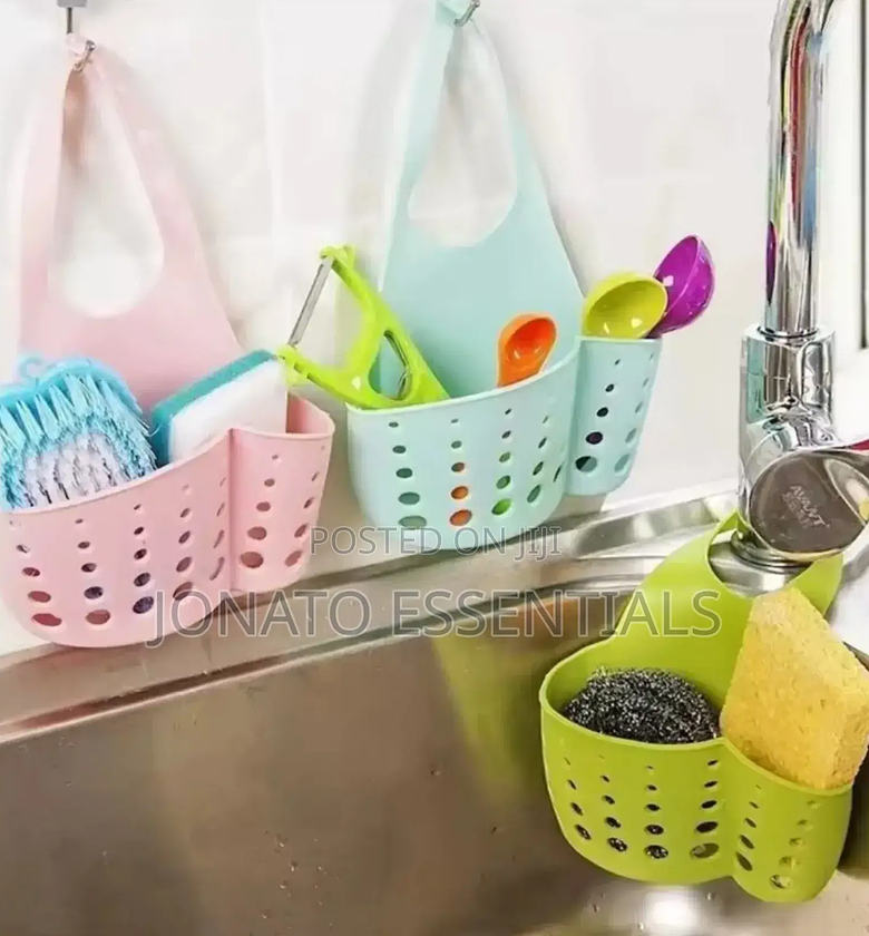 Kitchen Sink Organizer, Sponge Holder, Dish Drying Rack image